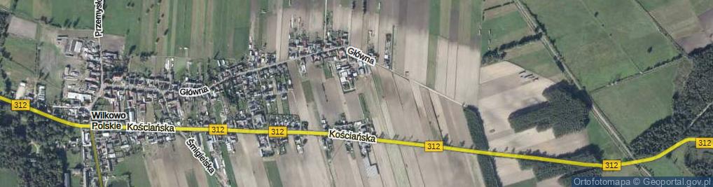 Zdjęcie satelitarne Podgórna ul.